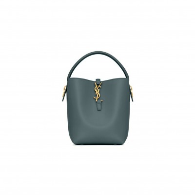 YSL LE 37 SMALL IN SHINY LEATHER 749036956542 (17*20*13cm)